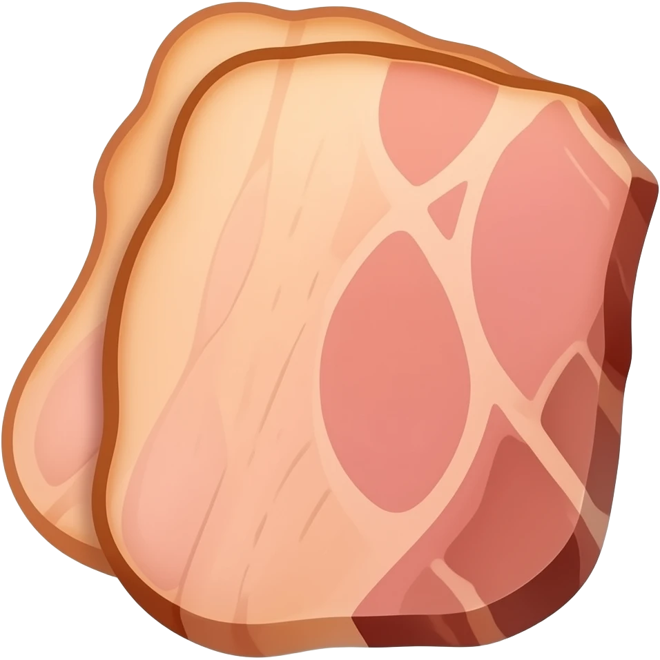 flaked ham emoji