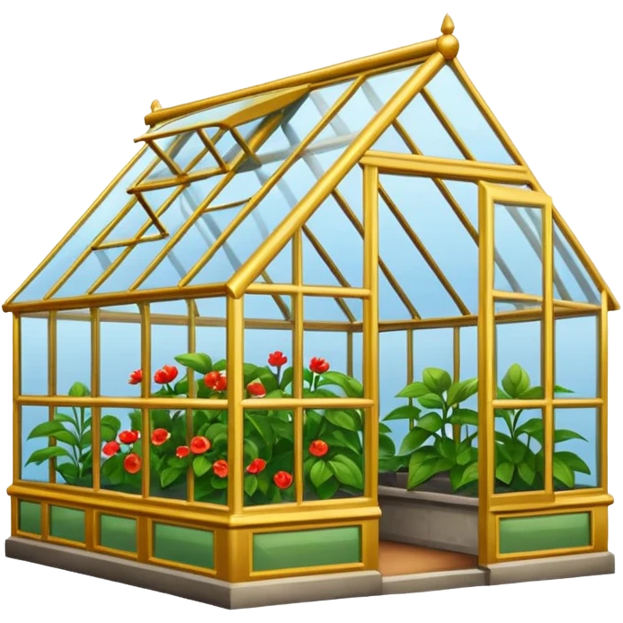 luxury greenhouse emoji