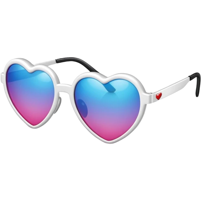 sunglasses with hearts emoji