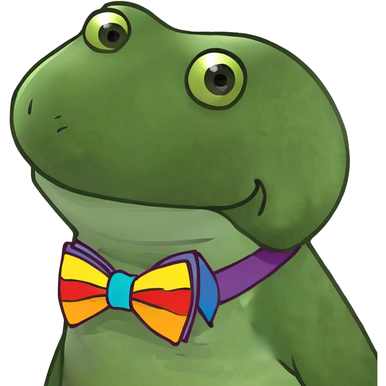 Rainbow bow emoji