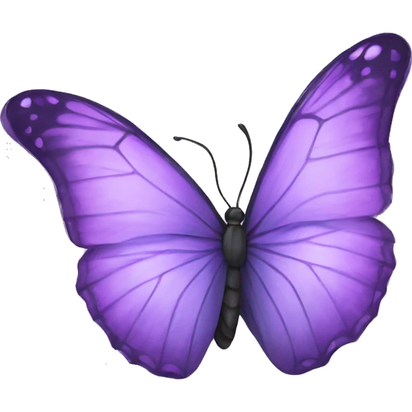 Purple butterfly emoji