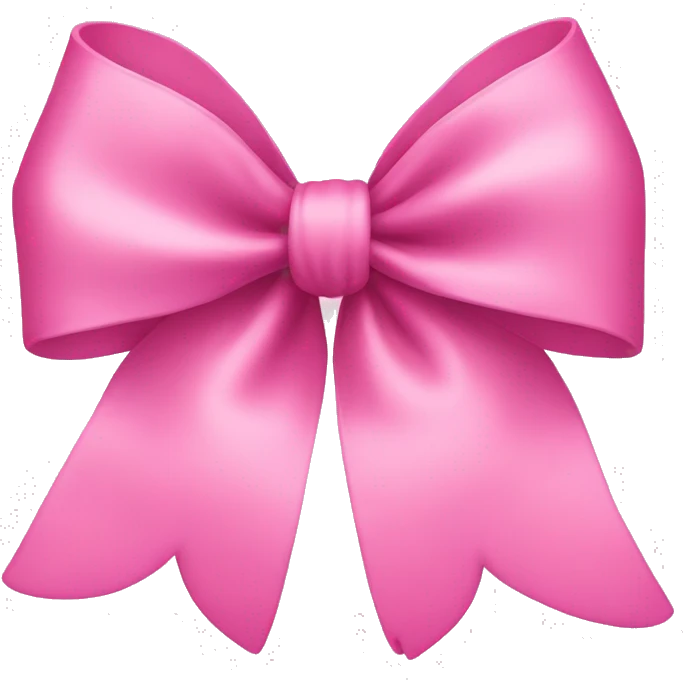 pink bow  emoji