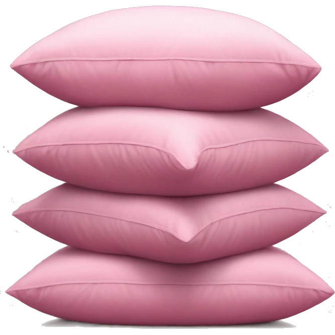 a pile of pink pillows emoji