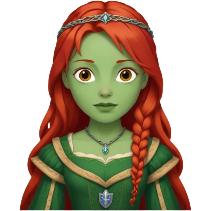 Fiona from the Shrek movie emoji