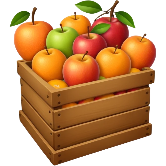 a fruit box emoji
