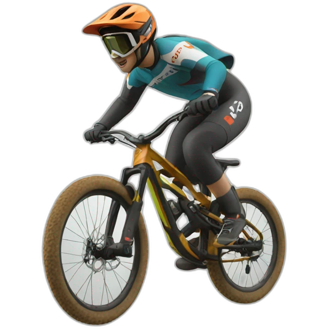 Downhill-mtb emoji