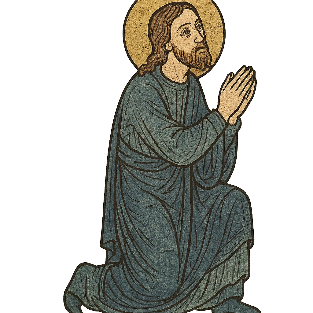 jesus praying  emoji