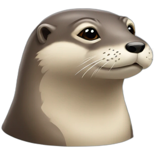 Loutre sur une poutre emoji