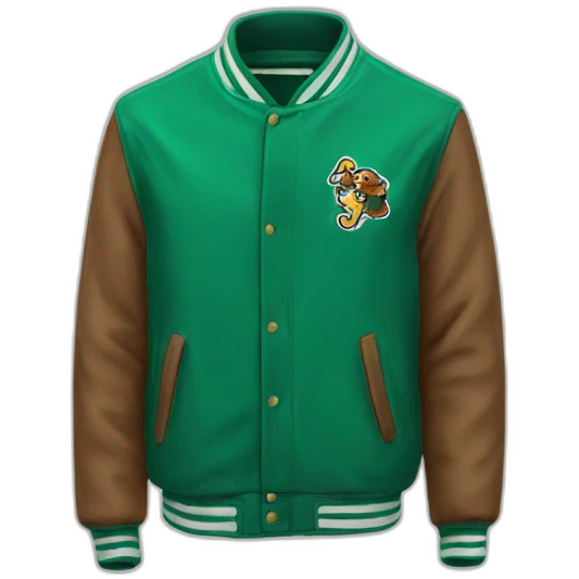 Varsity jacket  emoji