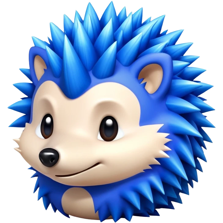 blue hedgehog  emoji