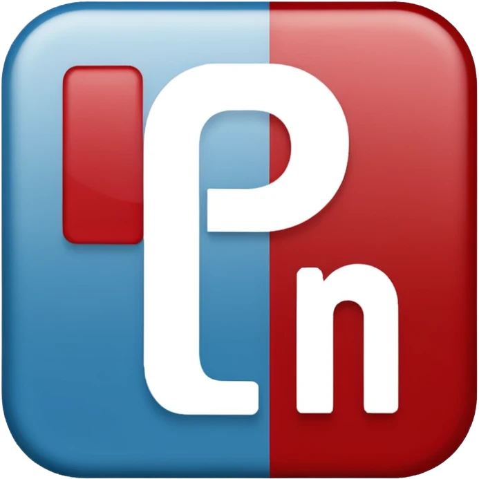 logo linkedin en blanc et rouge emoji