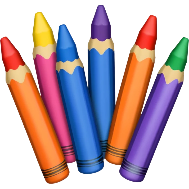 crayons emoji