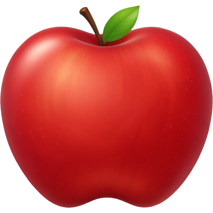 the concept of 'couple days' represented as an apple emoji style icon emoji