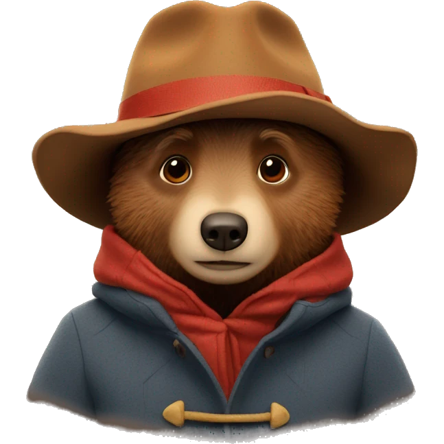 Paddington bear emoji