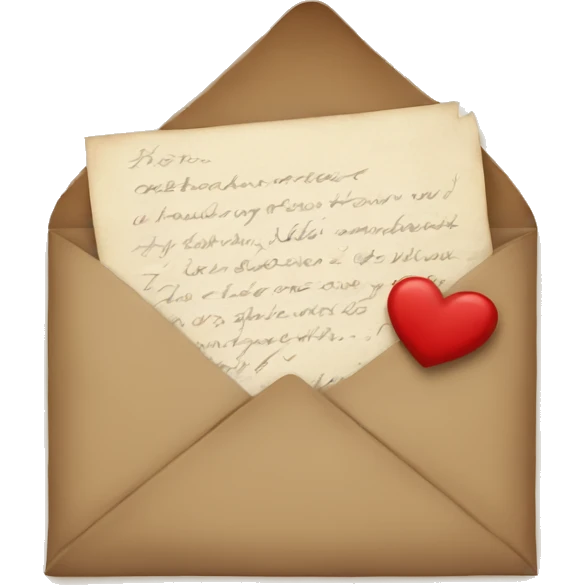 Love letter emoji