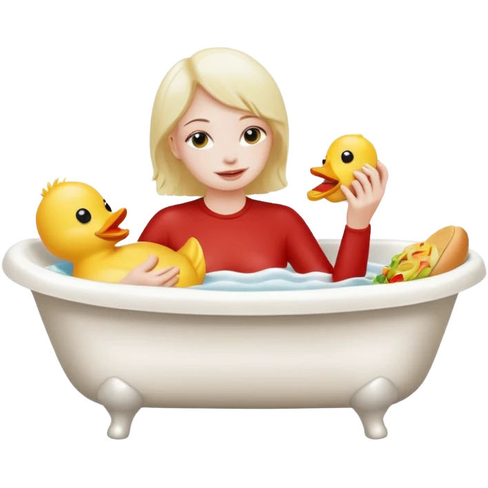 everyday life, bath, food, play emoji