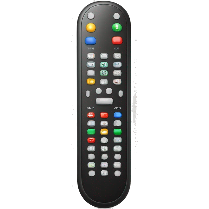 Realistic TV remote control in a  Christmas design.  emoji
