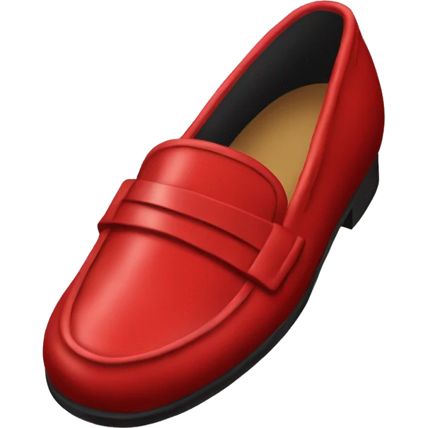 red  elegant loafer emoji