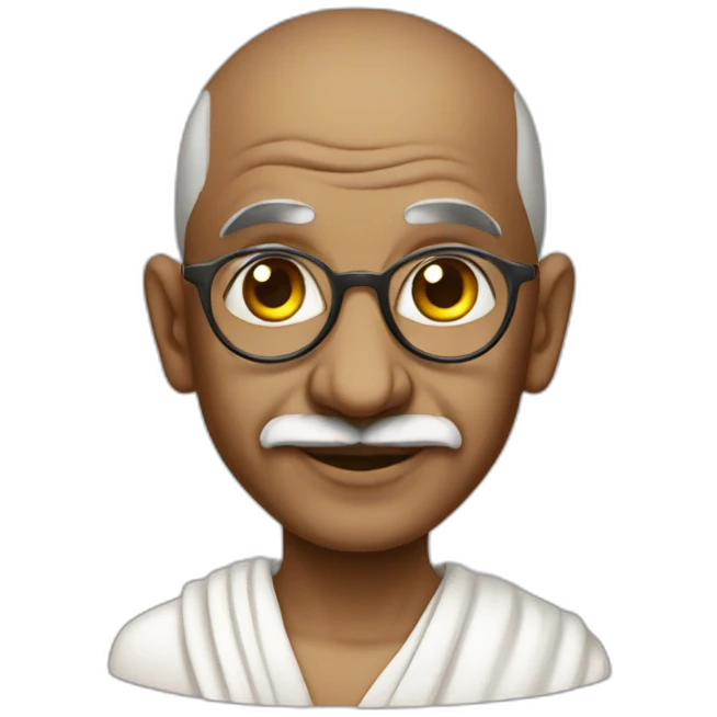 gandhi emoji