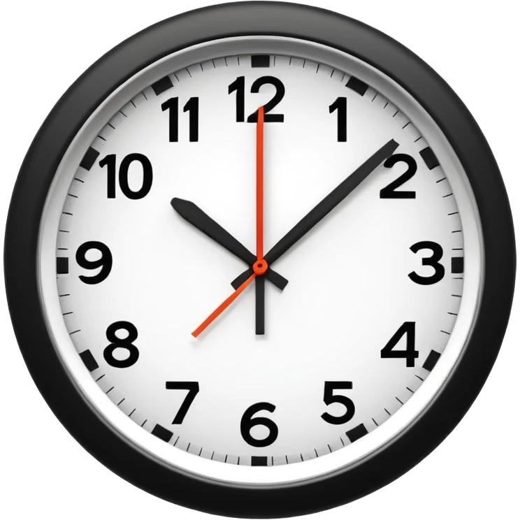 simlpe clock emoji