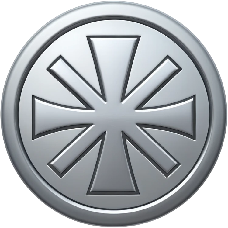 silver x-mark in circle emoji