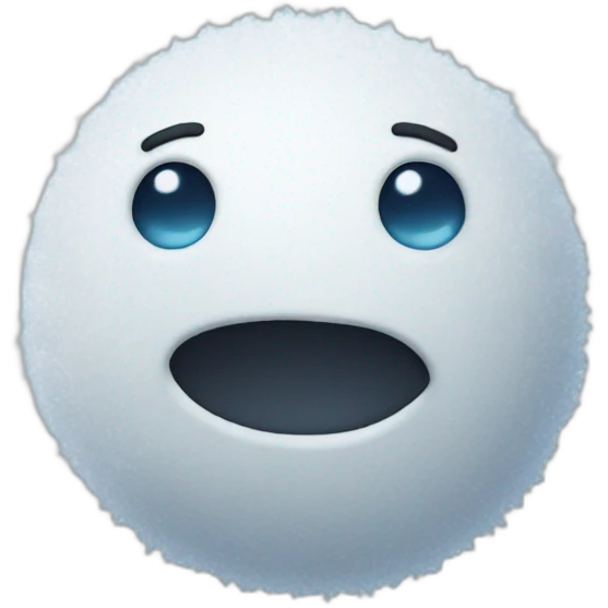 Snowball emoji