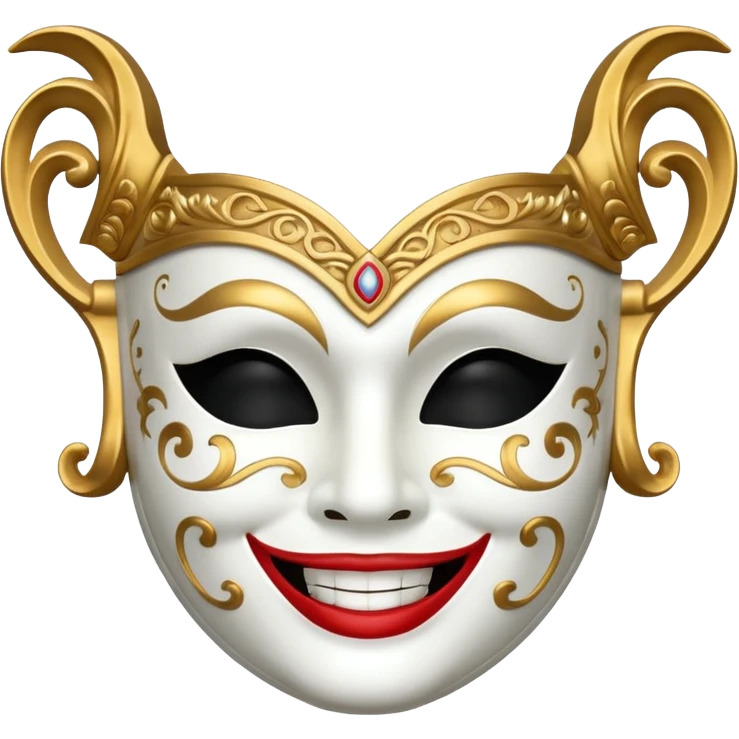 Theatre mask emoji