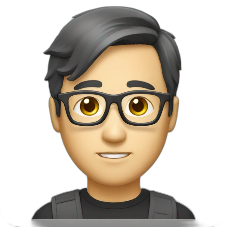 planner-glasses-Chineseman emoji