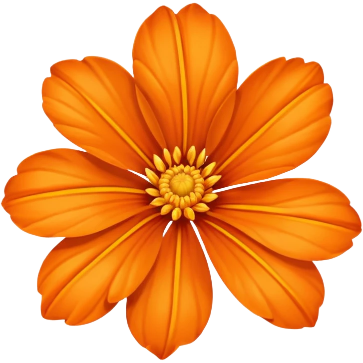 Orange flower emoji