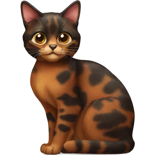 tortoiseshell cat emoji