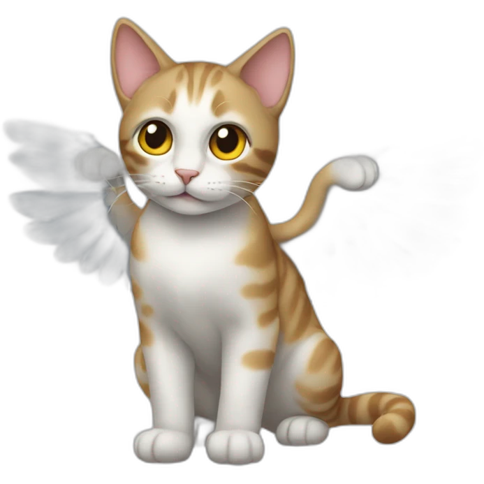Cat with wings emoji