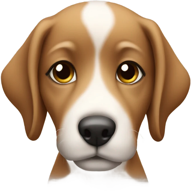 Christmas puppy emoji