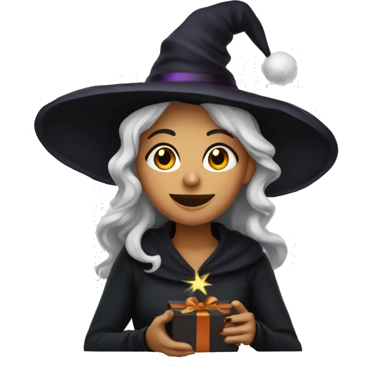 witchy christmas emoji