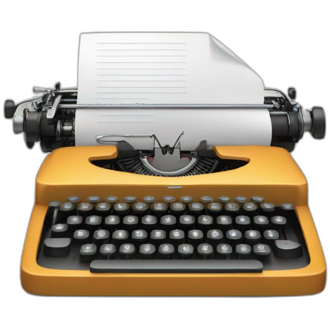 typewriter emoji