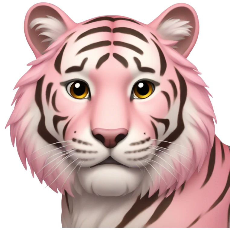 light pink tiger emoji