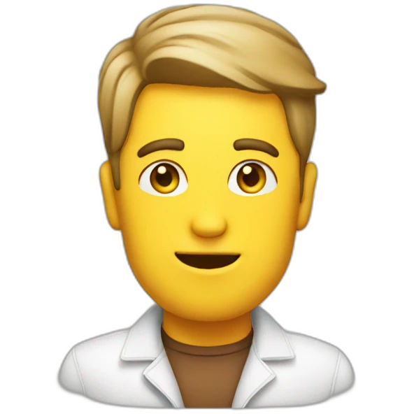 Shop bag man emoji