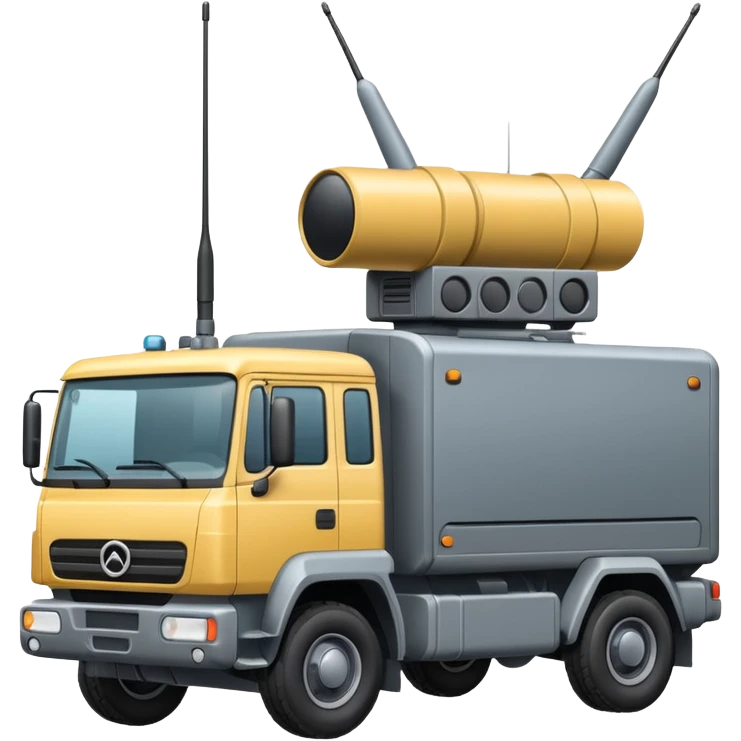 truck with electronic warfare equipment emoji