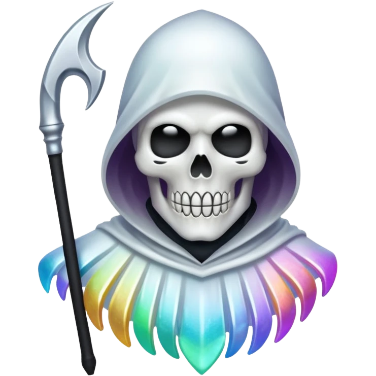 glitter white reaper emoji