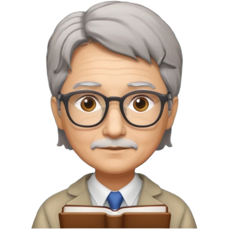 The wise librarian emoji