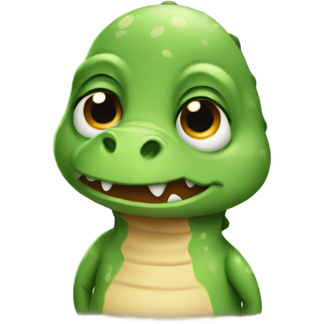 sad dinosaur emoji