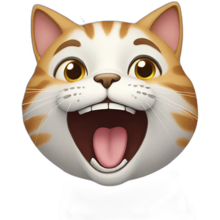 Cat singing emoji