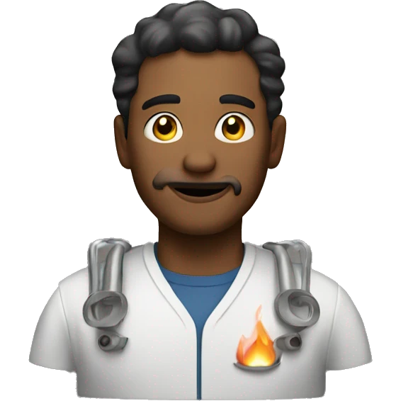 A man with gas emoji