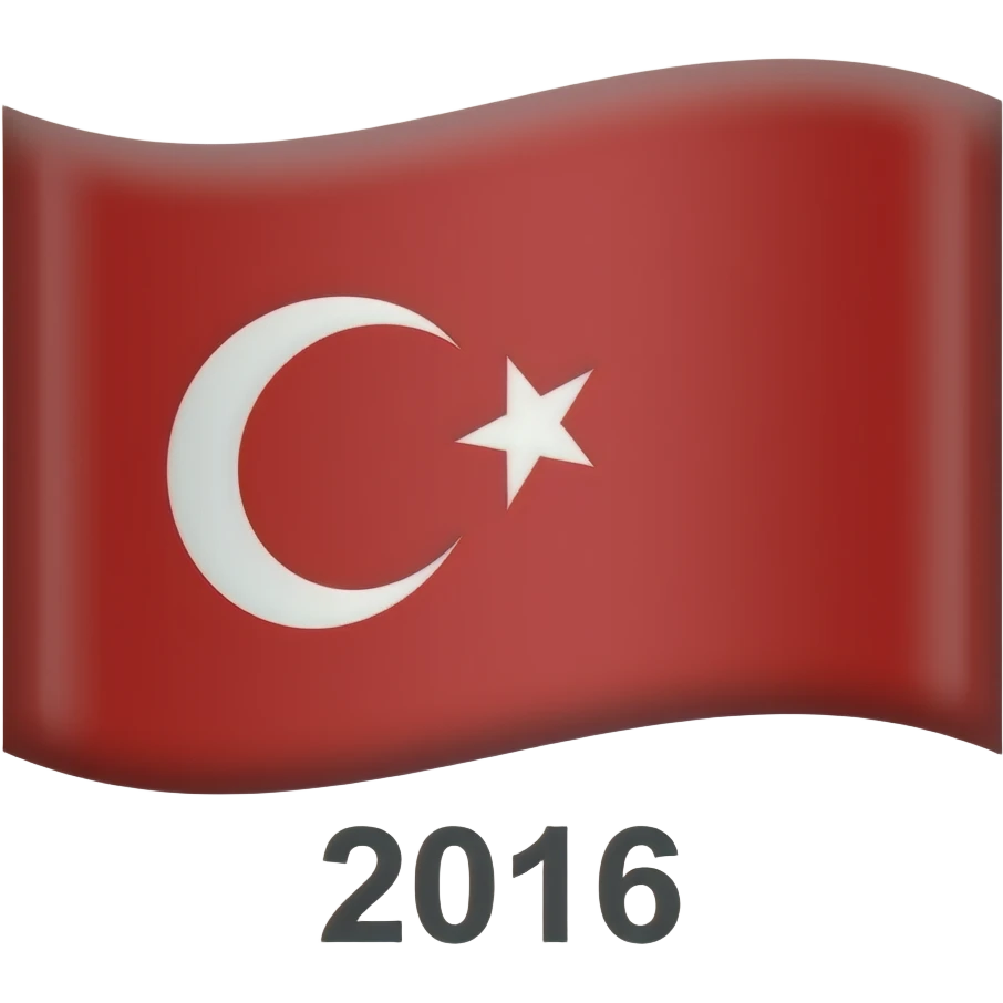 Ottoman Kingdom flag 2016 emoji