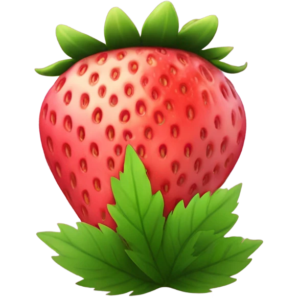 Pinke Erdbeere  emoji