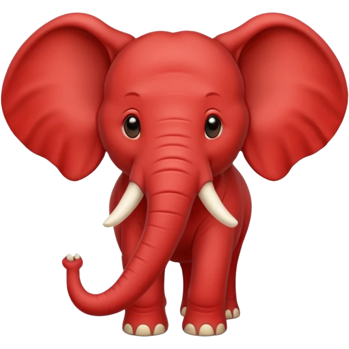 red elephant emoji