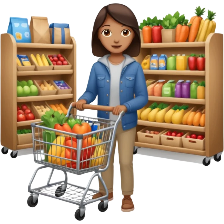 grocery shopping emoji