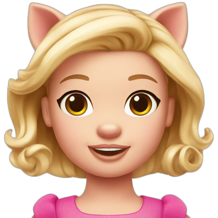 Barbie Pig emoji