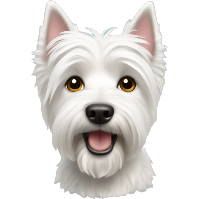 Westie dog  emoji