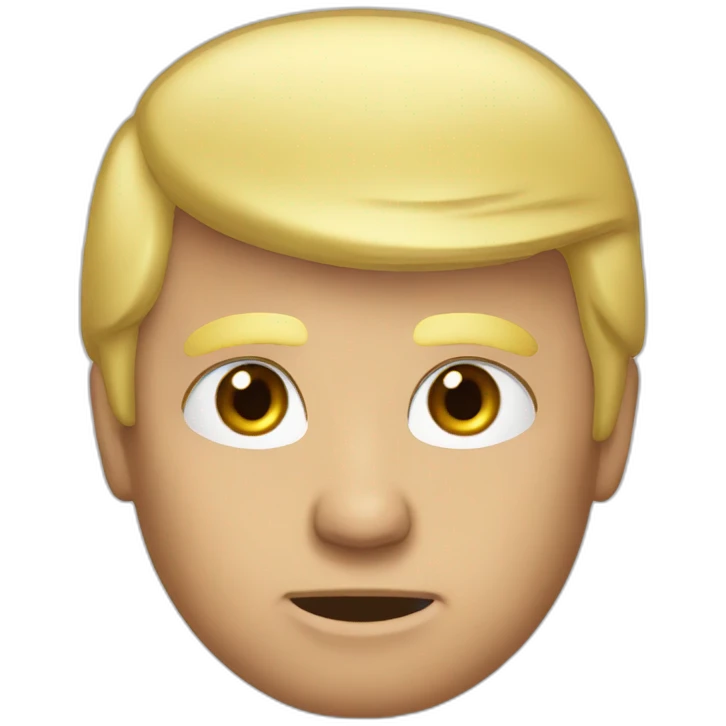 donald trump bald hair emoji