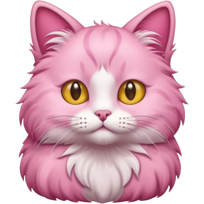 Pink cat emoji